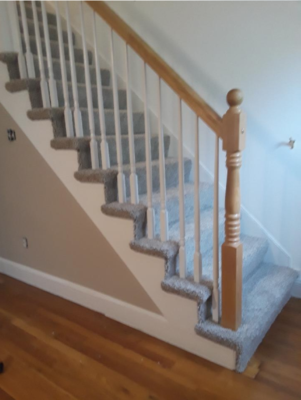 Carpet Installation Gray by Lenora's Carpet Service